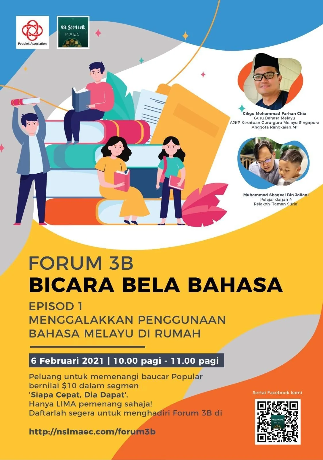 Photograph or poster for Forum 3B: Bicara Bela Bahasa — Episode 2 from the NSL MAEC activity archive