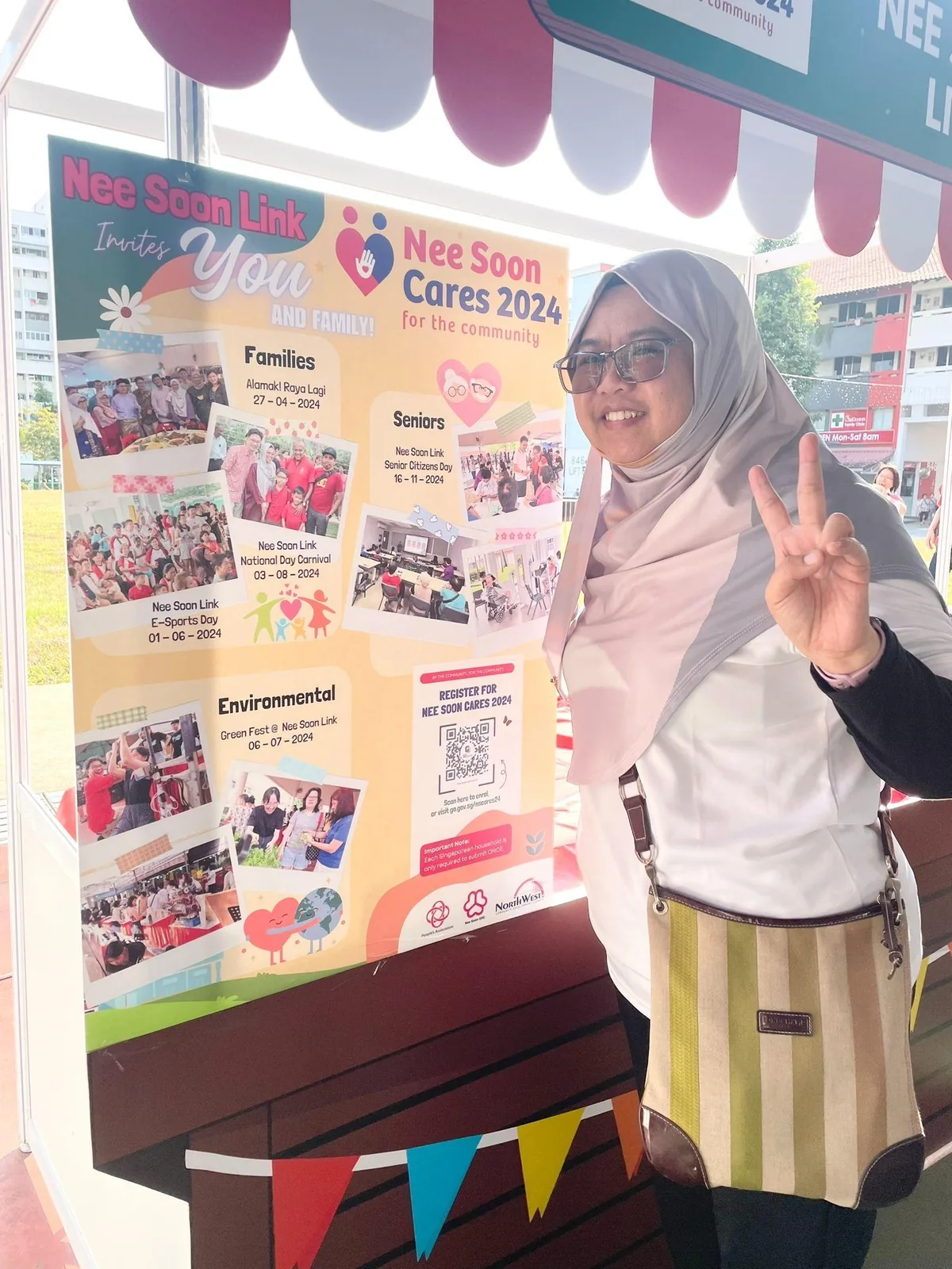 Photograph or poster for Nee Soon Cares & Ramadan Sharing from the NSL MAEC activity archive